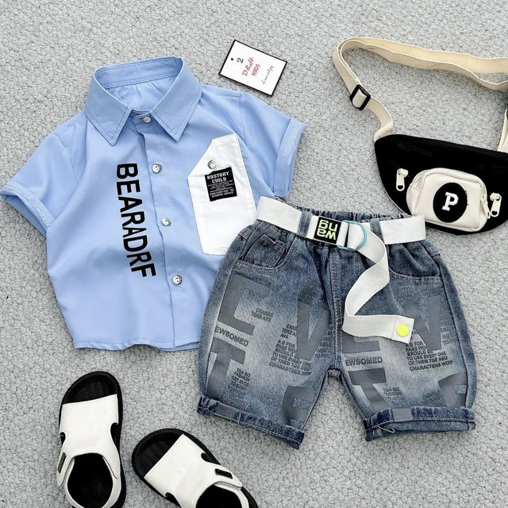 Mặc đồ năng động cho bé trai: 3 sai lầm phụ huynh thường mắc khi chọn áo sơ mi và quần short jeans