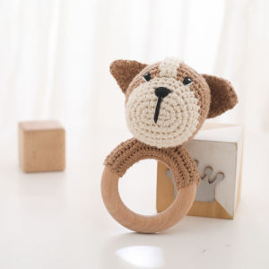 Lets Make A Baby Crochet Animal Rocking Bell Made of Safe Beech Wood That Can Be Chewed in The Mouth Making It One of The Best Choices for Baby Gifts