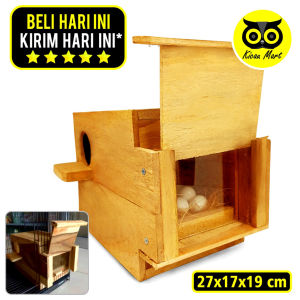 Kicau Mart Glodok Gelodok Glodog Kayu Kaca Sarang Tempat Wadah Ternak Breeding Burung Lovebird Nuri Kenari Sukses Berternak Telur Piyik ACGLBS