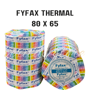 Kertas Thermal EDC ukuran 80 x 65 Register Paper Roll Struk Kasir FyFax Made in Japan