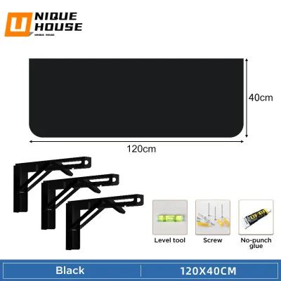 Wall Table Foldable table with Bracket Floating Table / Meja Lekat Dinding Foldable Wall Rack Meja Lipat Serbaguna Meja Dinding