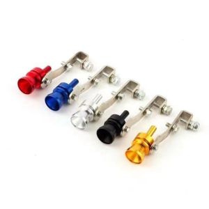 Turbo Sound Whistle Exhaust Simulator Aluminum Alloy Muffler Accessory for Cars and Motorcycles