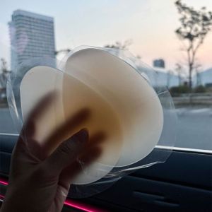 XUFENGE 2Pairs Reusable Ultra-thin Sticky Bra Silicone Water Droplet Inserts Bra Pads Soft Waterproof Invisible Adhesive Pads Women