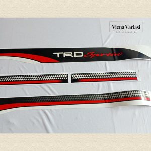 Sticker Body Samping / Stiker Pintu Samping Kanan Kiri Mobil Fortuner VRZ 2017 Variant Warna