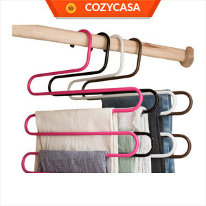 【COZYCASA】S-Shaped 5-Tier Pants Hanger / Rack Clothing Cabinet Layered Shelf / Hangers / Wardrobe Organizer