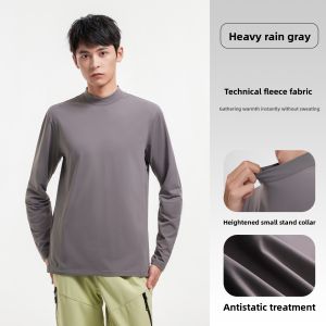 Camel Long Sleeved T-Shirt Men Quick Dry Sport Long Shirt