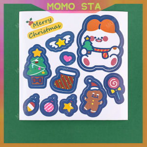 Cartoon Mini Christmas Sticker DIY Journal Decoration School Office Supplies