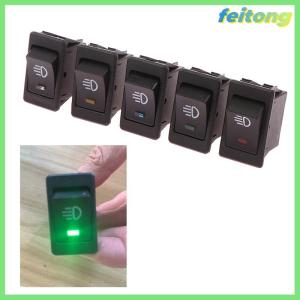 【feitong】🚕🚕【HOT SALE】 1Pc 12V 35A Universal Car Fog Light Rocker Switch LED Dash Dashboard 4Pin