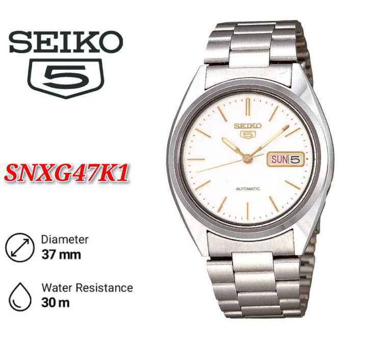 Seiko Automatic 21 Jewels SNXG47K1 Mens Watch Stainless Steel