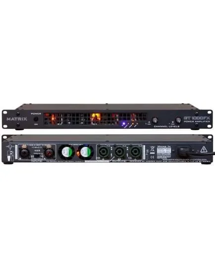 YEAR END SALE ** [[ FREE CABLE ]] Matrix Amplification GT1000FX-1U 1000  Watt Lightweight 1U Format Stereo Rack Mount Power Amplifier | Lazada