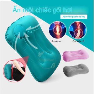 Gối Bơm Hơi Kiểu Dáng Êm Ái Tiện Dụng Thích Hợp Cho Các Chuyến Đi Du Lịch Cắm Trại