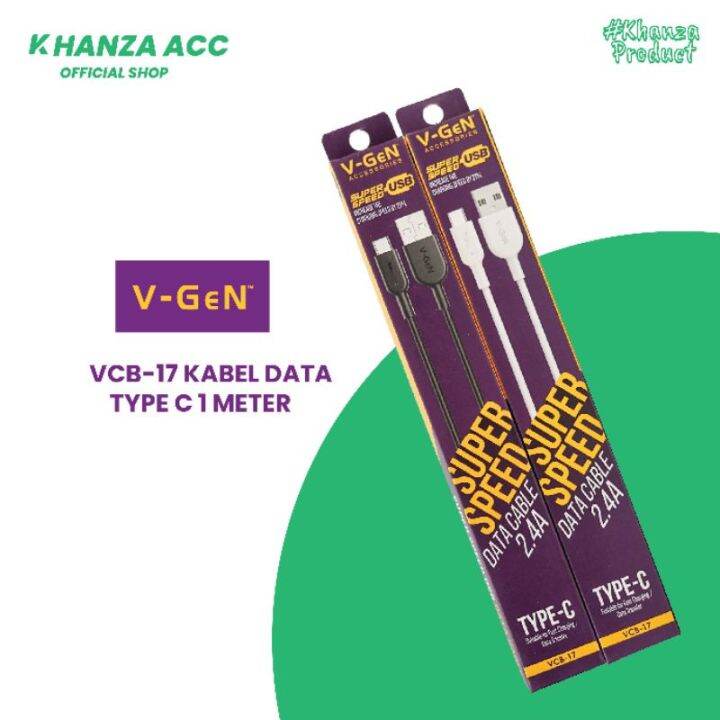 Khanzaacc Kabel Data Usb Type C V Gen Vcb Fast Charging Meter Lazada Indonesia