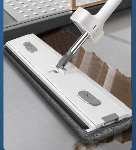 Self Wringing Floor Cleaning Mop Flat Mop Hand Washing Free for Hardwood and Window-MOP07