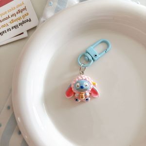 Cute cartoon Stitch keychain pendant for girls bag hanging accessories for students backpack accessories gifts for girlfriends