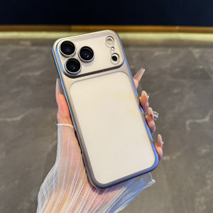 iPhone 17 Pro Max Case Full Cover Electroplated Matte PC Shockproof Simple Minimalist Design iPhone 16 Pro Max