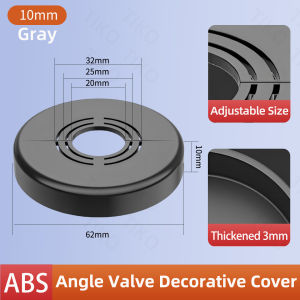 ABS Shower Faucet Cover Pipe Wall Flange Cover Useful Faucet Decorative Cover