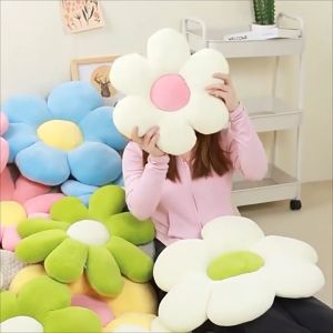 Sofa Cushion Pillow Cute Soft Sun Flower Sofa Seat Cushion Office Chair Waist Cushion Gift