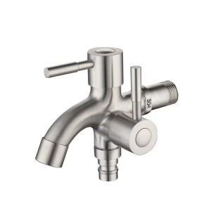 Kran Cabang Keran Shower Cabang Faucet Tembok Kamar Mandi 2 Way/Keran Air Shower Mandi Double