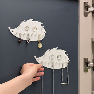 Candy Online Hedgehog Strong Sticky Hook Jewelry Display Hanger Rack Universal Hook Multi-function Wall Storage Adhesive Hook