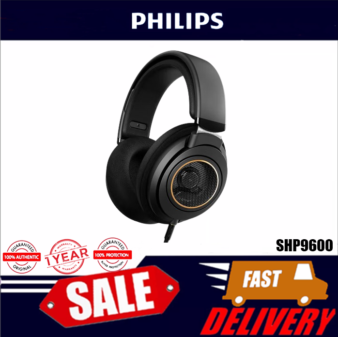 Philips SHP9600 Wired Over-Ear Headphones Comfort Fit Lazada