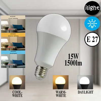 LED Bulb Light 3W / 6W / 10W / 15W / 18W (E27) Energy Saving Bulb (3000K[WW]/4000K[CW]/6500K[DL])