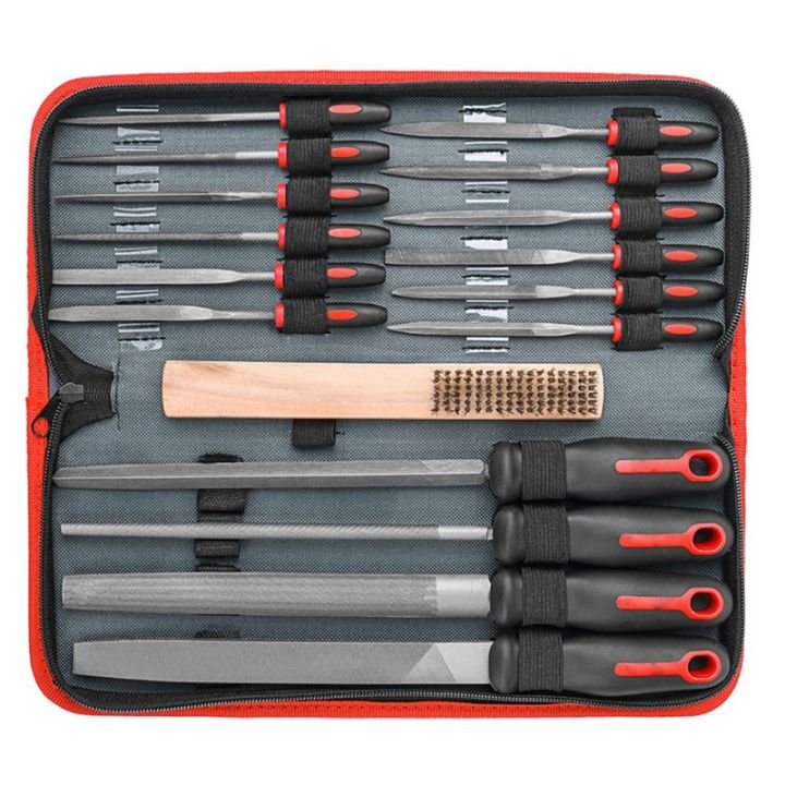 【TTONG Mall】For Metal Hand Files Set 16pcs Double Pattern Files Brush ...