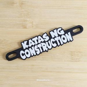 (TRENDING CONTRACTOR) MOTORCYCLE PLATE BADGE/EMBLEM