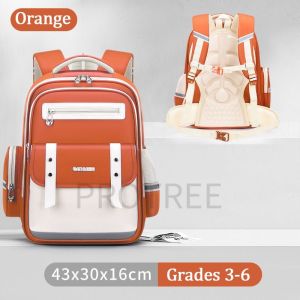 High Quality Large Capacity Anti-Spine Waterproof British Style Backpack for kids Fashion Schoolbag