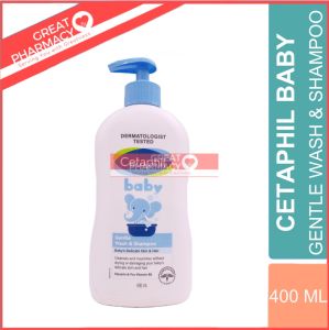 Cetaphil Baby Gentle Wash And Shampoo Pump 400ml