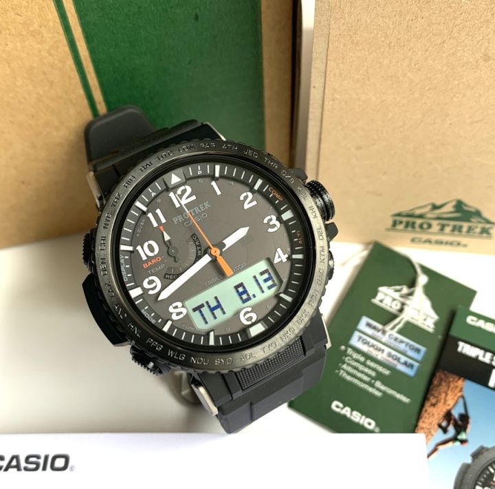 Casio pro trek outlet tough solar triple sensor