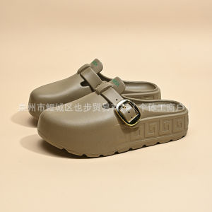 [Free Shipping] Summer Breathable Thick-Soled Closed-Toe Sandals For Women Suitable For Outdoor Leisure And Garden Wear With Soft Soles