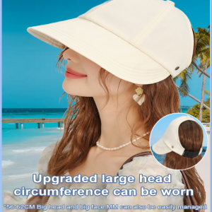 Sun Hat Womens Large Brim Uv Protection Hat Summer Outdoors Sunscreen Beach Cap