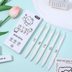 LVYIMAO ปากกาเจลลบได้สีน้ำเงินลายเครยอนชินจัง 6 ชิ้น/ชุด ลายการ์ตูนน่ารัก สำหรับนักเรียน เครื่องเขียน ICECUBES