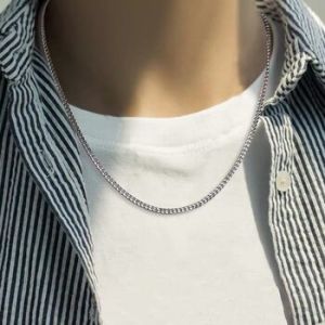 Dây Chuyền Vòng Cổ Nam Nữ Cuban Basic Chuỗi Trơn Bản - Vòng cổ Chuỗi Trơn BeCo Charm