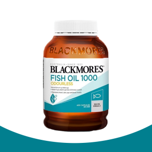Blackmores Odourless Fish Oil 1000mg 400cap Omega3 For Healthy Heart Brain & Eyes