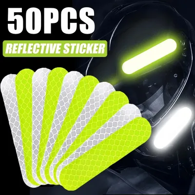 Car Reflective Sticker Night Driving Safety Warning Tape For Motorcycle Scooter Helmet Waterproof