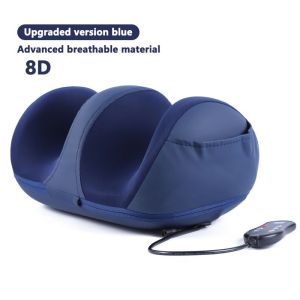 Leg Relax Machine Foot Massager Fully Automatic Kneading 2in1 Kneading & Hot Compress RemoteControl