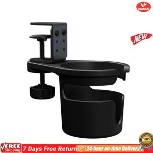[VOF] Rotating Desk Cup Holder Drinking Bottle Holder 3 Adjustable Height Insulated Bottle Holder Multifunctional for Home Office