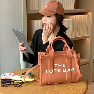 TheTotebag New Fashionable Tote Bag Stylish Single Shoulder Crossbody Bag European and American Retro Simple Handbag