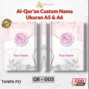 Alquran Hafazan 8 Blok Warna Perkata Latin A5 Custom Nama Terjemahan Tajwid Warna Mudah Hafal
