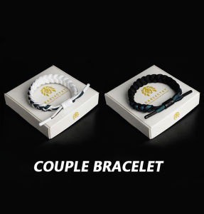 Reflective Hand-woven Fashion Exquisite Woven Shoelaces Holographic Reflective Little Lion Bracelet Creative Couple Gifts For Women / men