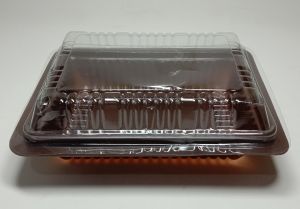 Isi 10 Pcs Mika Brownis/Mika Plastik Box Brownies Murah