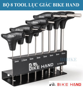 Bộ Lục Giác 8 Tool BIKE HAND YC-TPHB-10 2mm 2.5mm 3mm 4mm 5mm 6mm 8mm 10mm Cao cấp