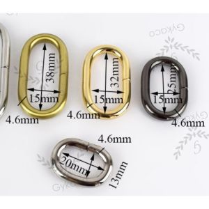 Accesories Tas Ring Oval 2 cm (A) - Aksesoris Tas (IMPORT)
