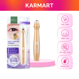 Cây lăn mắt mờ nếp nhăn Baby Bright 5Hya & Peptide Firming Eye Roller Serum 15ml