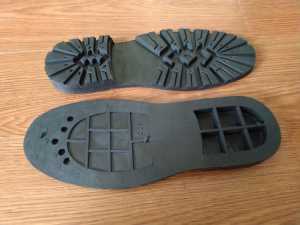 Outsole Sepatu Boot Safety Alas Bawah Sole Potong Sepatu Karet Mentah rubber Tebal 025