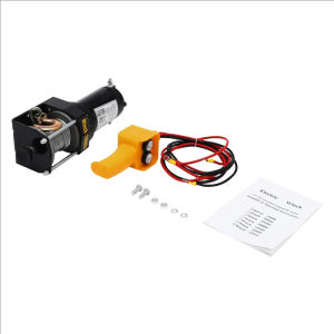 Tời điện gắn ô tô 12V 220V tải 1590kg máy kéo xe kéo thuyền dụng cụ cứu hộ di động bền bỉ