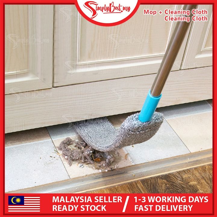 SIMPLYBEST Adjustable Bedside Dust Brush Flexible Microfiber Gap