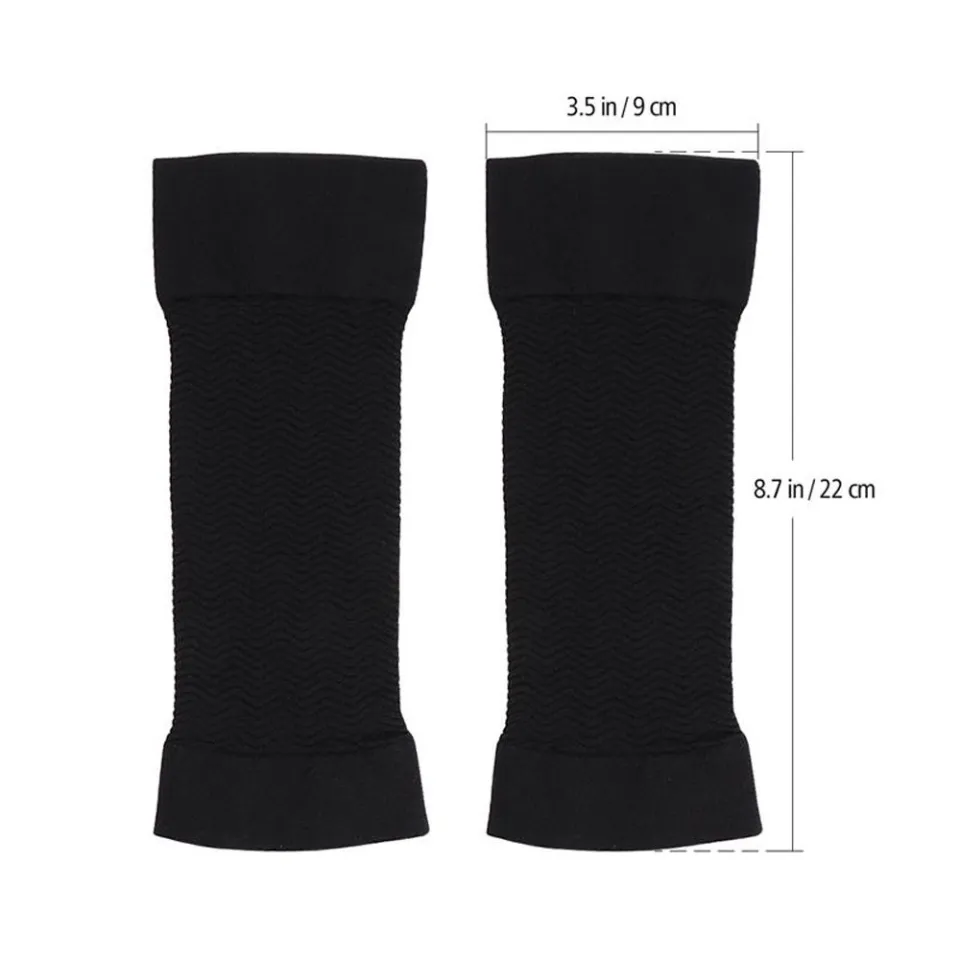 MASEN Burn Cellulite Sport Fitness Calf Shaper Sleeve Slimming Arm Wraps  Protector Elastic Arm Warmers Compression Arm Sleeves Support Elbow Sock  Improve Shaper Sleeve