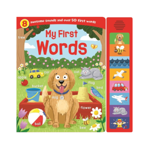 My First Words Sound Book With 8 Buttons